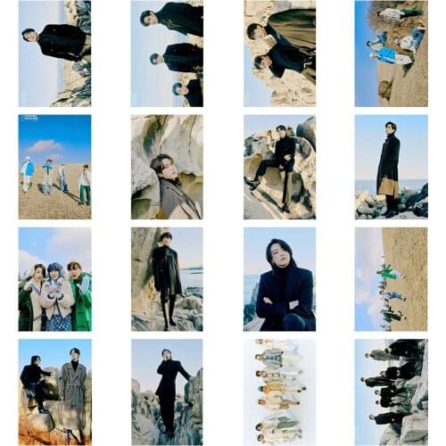 16pcs/set KPOP Bangtan Boys LOMO Card Album 2021 WINTER PACKAGE Collection Card Photocard Lomo Card