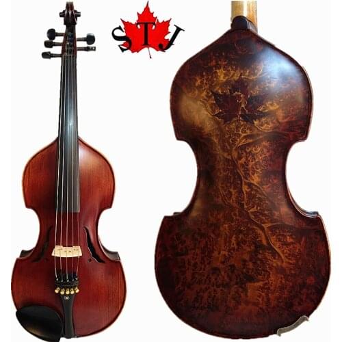 Baroque style SONG Master birds eye 5 strings 16" viola,One piece of maple wood #14504