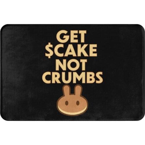 PancakeSwap Crypto Miners Non-slip Doormat Get Cake Not Crumbs Bath Kitchen Mat Prayer Carpet Home Pattern Decor