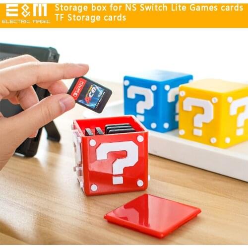Storage Box Collection Case for Nintendo Switch NS Mini Switch Lite Games TF Storage Cards Wall Stand Holder for XBOX One PS4