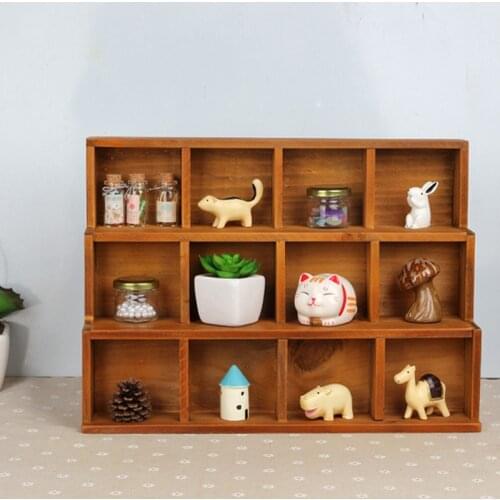 DIY Wooden Storage Box Makeup Organizer Jewelry Container Toy Sundries Organizer Handmade Storage Box for Jewelry Decoration