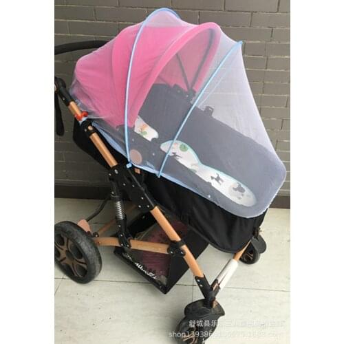 Baby Stroller Mosquito Net Universal Full Cover High Landscape Mosquito Net pram Baby Rocking Chair Anti-mosquito Net