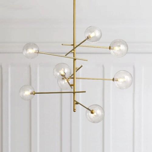 Globe suspension pendant lamp for dining Bar Kitchen sputnik bubble lamp modern replica lamp designer pendant lighting fixtures