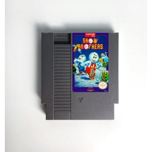 Snow Brothers - Game Cartridge For NES Console 72 Pins 8bit