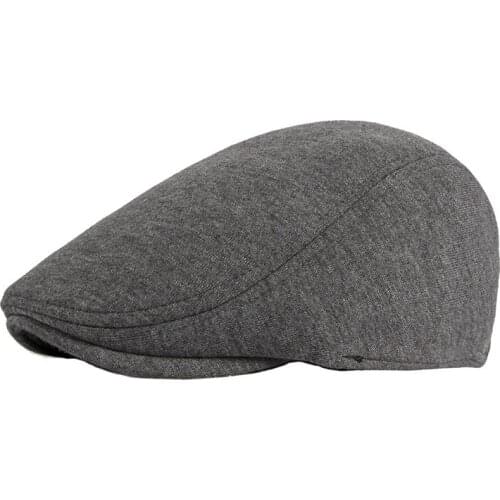 Mens Adjustable Retro Beret Hat Women Solid Color Casual Breathable Sun Hat Newsboy Detective Restaurant Work Painter Gorra