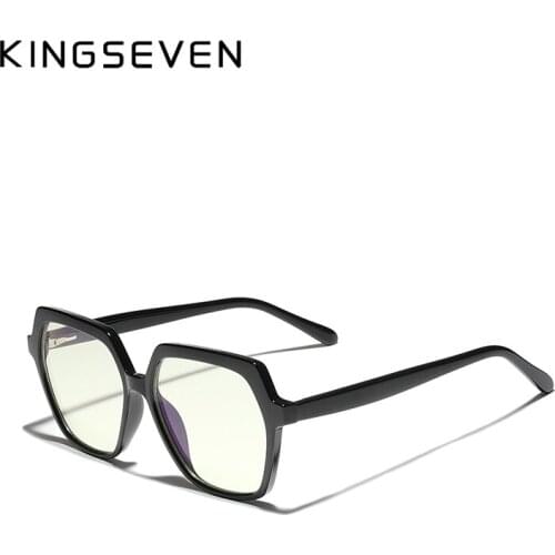 KINGSEVEN Womens Anti Blue Ray Light Blocking Glasses UV400 Clear Lens Optical Spectacle Frame Radiation Protection Lens