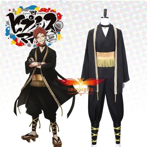Anime Voice Actor Division Rap Battle Harai Kuko Cosplay Costume Women Men Adult Tops Pants Coat Necklace Kimono Hanfu Halloween