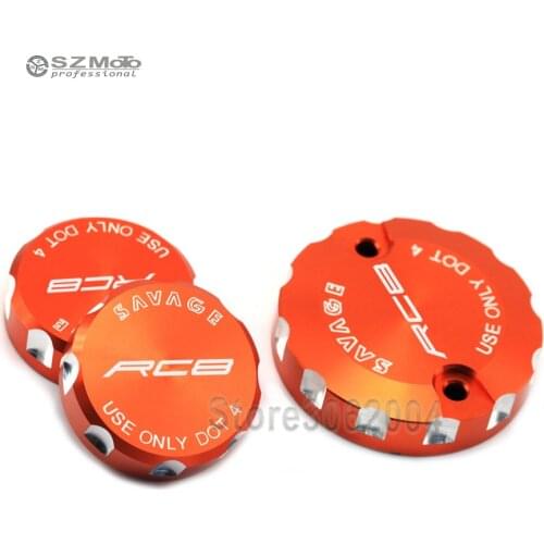 For KTM 1190 RC8 2008 2009 Front Rear Brake Cylinder Cover Reservoir Motocycle Accessories Oil Fluid Cap Tank Cup