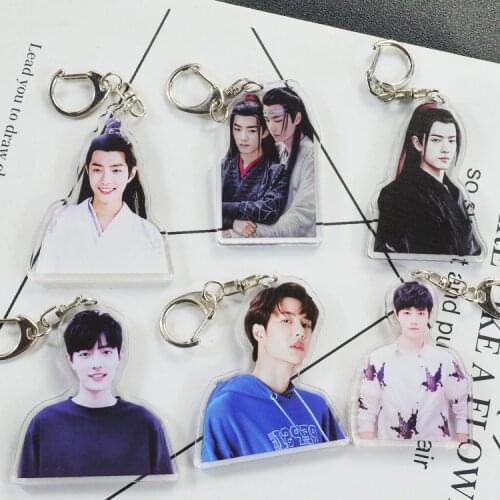 Hot Anime Mo Dao Zu Shi Key Chains Holder Fashion Cartoon Cultivation Keyrings Keychain Jewelry Gift