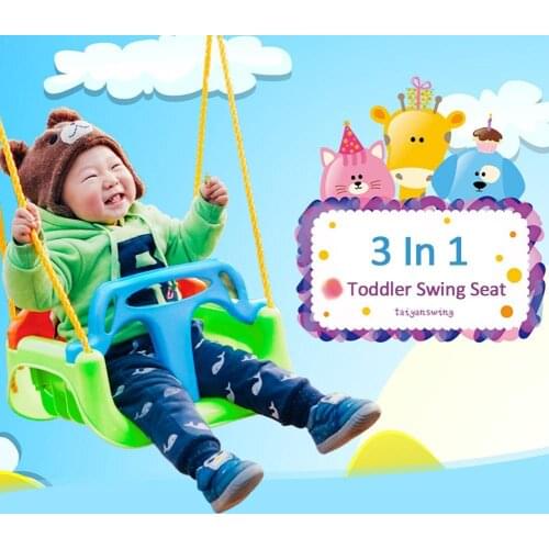 3 In 1 Multifunctional Baby Swing Hanging Basket Detachable Outdoor Kids Toy Baby Swing Toy Patio Swings Hanging Seat Toys