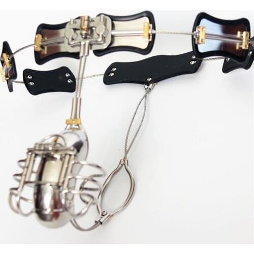 Stainless Steel Male Underwear Chastity Belt, Chastity Cages, Chastity Device, Cock Cage, Penis Lock, Adult Game, Sex Toy,S080-1