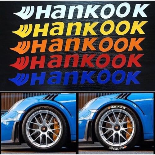 8 groups/set Letters Tire Sticker Car Tire Wheel Sticker for 3D Logo Auto Tires Stickers Wheels Label Universal