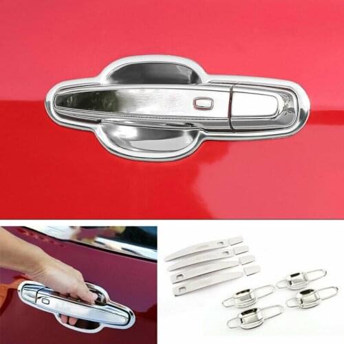 Fit For Chevrolet Equinox 2018-2020 Chrome Steel Door Bowl Cup Handle Cover Trim Car modification Auto parts
