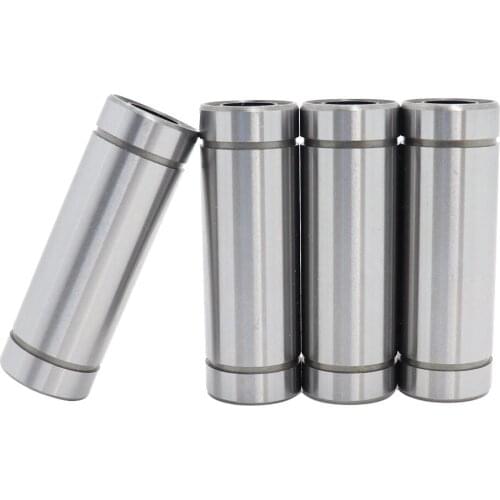 3D Printer CNC Parts LM8LUU 8x15x45mm Linear Bearings Set for JGAurora A5/A5S/A1/A3S LM08LUU Bearing Pack of 4PCS