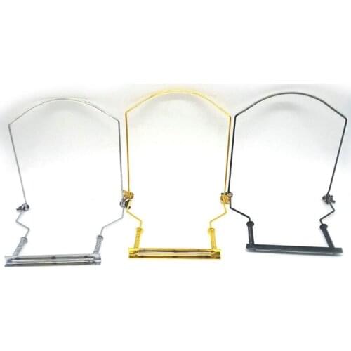 Adjustable Mtal 10 Hole Harmonica Neck Rack Mount Holder Stand Accessory