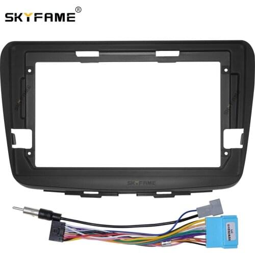 SKYFAME Car Frame Cable For SUZUKI BALENO 2016 Screen Dask Kit Fascia Frame