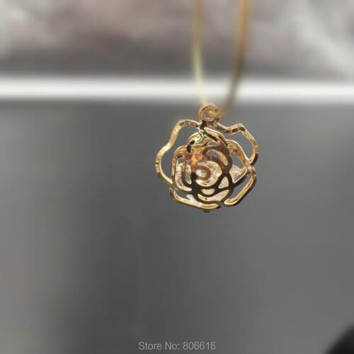 140Pcs 20*18mm " KC Gold Color " Alloy + Glass Crystal Rhinestone Inner Jewellery Pendants Jewelry Charms