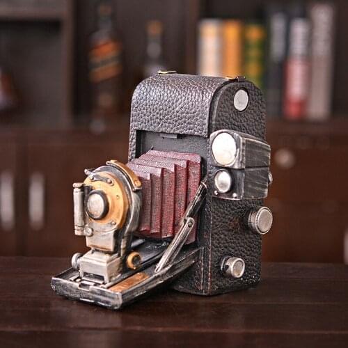 9*15cm Vintage Old Camera Piggy Bank Save Money Box Storage Coins New Year Classic bar window Desktop Decoration Gifts For Boy