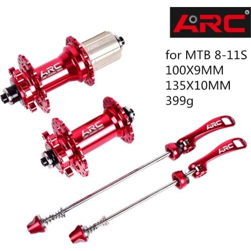 Hubs MTB 28 32 36 holes QR 4 Bearings 4 Pawls 399g 8-11S Mountain bike hub front and rear Quick Release