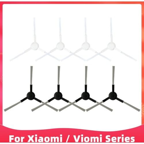 For Xiaomi Mi Mop Pro STYJ02YM Viomi V2 / SE / V2 Pro / V3 Robot Vacuum Cleaner Spare Parts Black / White , 3-Arm Side Brush