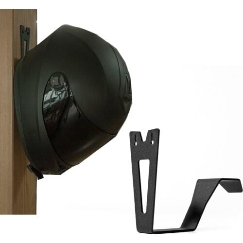 Iron Motorcycle Helmet Holder Hook Rack Storage Wall Mounted Display Hanger Moto