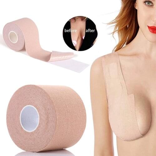 1 Roll 5M Push Up Bra Invisible Boob Nipple Covers Breast Lift Tape Seamless Sexy Bras For Women Intimate Bralette Sticky Bra