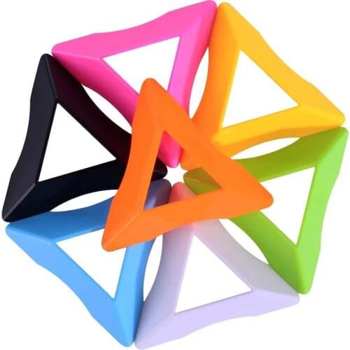 10 pcs Color 2x2 3x3 4x4 Cube Stand Top Quality Speed Magic Speed Cube Plastic Cube Base Holder Educational Learning Toys