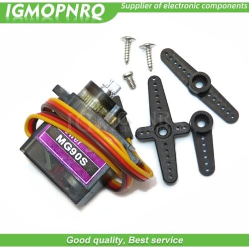 10pcs MG90S Metal gear Digital 9g Servo For Rc Helicopter plane boat car MG90 9G IGMOPNRQ