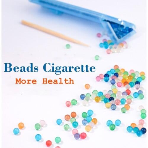 100pcs Cigarette pops beads Cigarette Holder Smoking Accessories Fruit Flavour Mint flavor Cigarette Holder Filter Men Gift