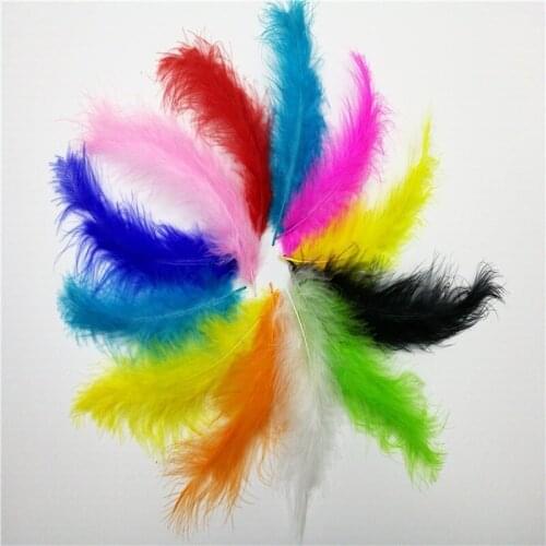 100pcs/lot Turkey Feathers 10-15cm Earrings Necklace Jewelry Wedding Wedding Performance Ball Crafts Prop Clothing Accessories