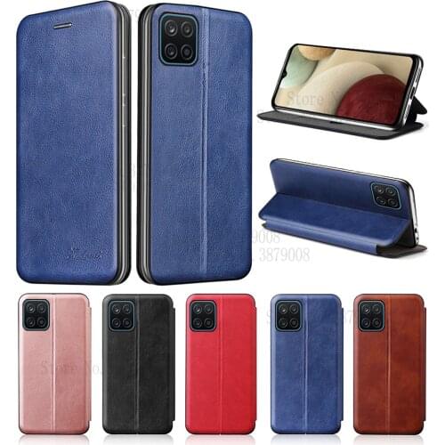 Flip Case For Samsung Galaxy a12 Case Luxury Leather Wallet Covers For Samsug A 12 Phone Bag Case Galaxy A12 Book Stand Cover