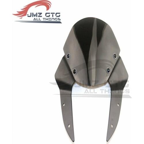 For Kawasaki Z800 2013-2014-2015-2016 Black Motorcycle Windscreen Screen Protector Wind Deflectors Shield Double Bubble