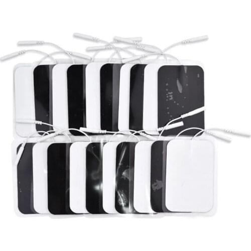 20p/50p 5x9cm Muscle Stimulator Electrode Pads Non-woven Fabric Self Adhesive Replacement Pads for Tens Digital Therapy Machine