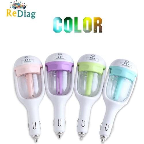 Good Quality Mini Portable Car Humidifier DC 12V Air Purifier Auto Mist Maker Aroma Sprayer Fogger Steam Essential Oil Diffuser