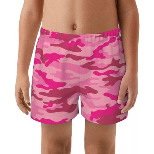 Camouflage Shorts boy Quick Dry Swimwear Swimsuits Swim Boxer Trunks Surf Board Shorts With belt Summer Beach Shorts