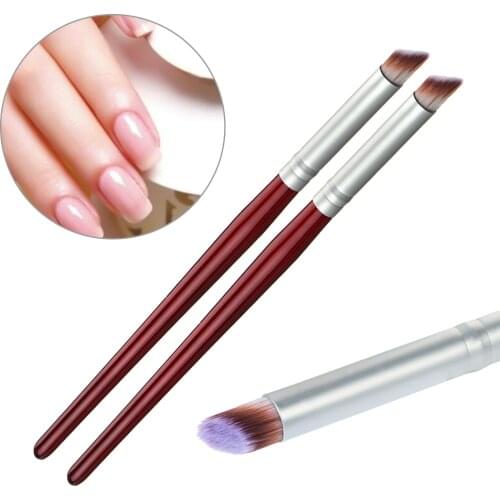 Nail Art Painting Brush Pen DIY Pattern UV Gel Gradient Bloom Nylon Hair With Wood Handle Draw Manicure Nail Tool
