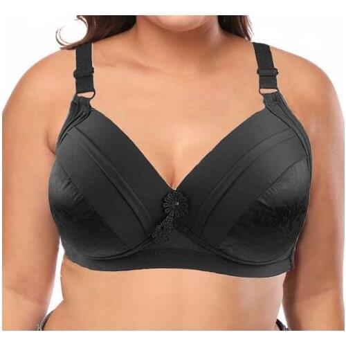 Lace bralette Bras for Women Sexy Floral Lingerie 3/4 Cup Deep V Boost Push Up Plus Size C D A B 75 80 85 90 95 top bh C05