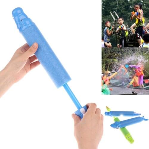 Summer Kids Cartoon Water Gun EVA Foam Squirt Beach Toys Spray Pistol Waterpistool Children Outdoor Game Watergun Shoot Toy Gift