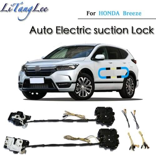 For HONDA Breeze 2020 2021 Car Soft Close Door Latch Pass Lock Actuator Auto Electric Absorption Suction Silence Closer