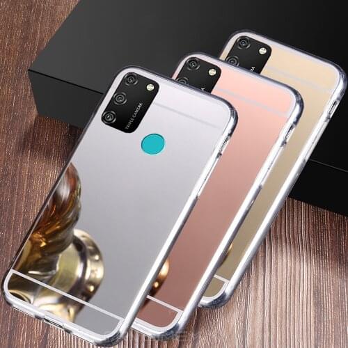 Soft Case for Honor 9A 8S 8A Prime 8C 8X 7A 7S 7C Pro 7X 30 30s 9 10 20 Lite 10i 20s Luxury Plating Soft Mirror Cover