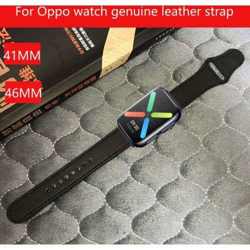 New arrival Bracelet Genuine leather band for OPPO watch 2 1 Strap replacement 41mm 42mm 46mm