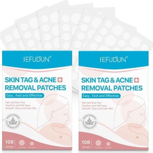 Acne Skin Tag Remover Beauty Acne Patch Wart Removal Patch Invisible Patch Stickers Removal Skin Blackhead Care X5A3