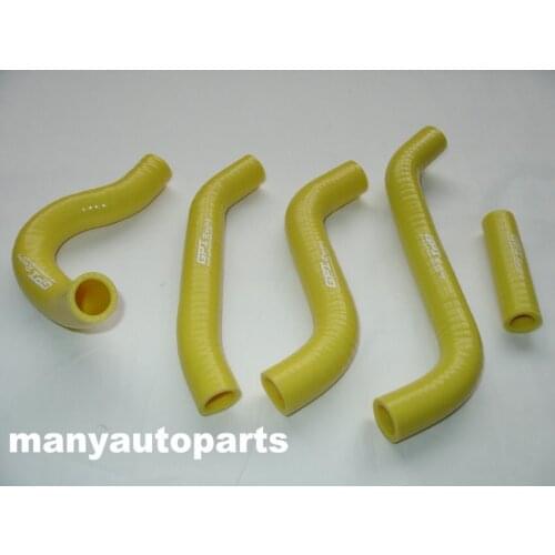 Silicone radiator hose for Suzuki RMZ450 RMZ 450 2007 07 yellow