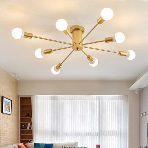 Nordic creative ceiling lamp bedroom post modern simple living room warm dining room family study LED ceiling lights