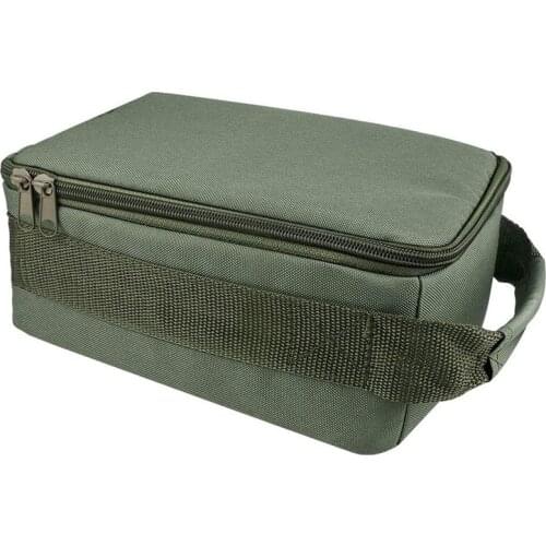 Fishing Reel Bag Oxford Fishing Tackle Bag Portable Waterproof Fishing Reel Organizer for Spinning Baitcasting Fly Reels