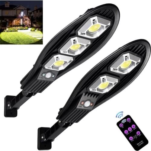 LED Solar Light, Outdoor Solar Light Powered Sunlight and Waterproof PIR Motion Sensor Street Light Used for Garden Decoration