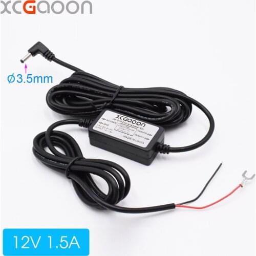 XCGaoon 10 piece Car Charger DC Converter Module 12V 24V To 12V 1.5A with 3.5mm Port fit GPS / DVR Camera Length 3.5m 11.4ft
