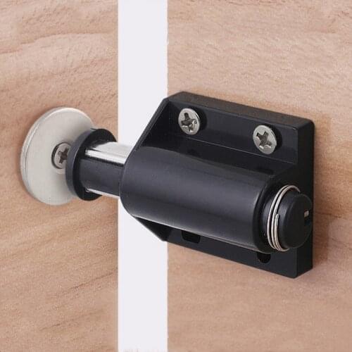 1PCS Magnetic Cabinet Door Catches Auto Catch Snap Spring Switch Kitchen Door Stop Drawer Soft Quiet Close Closer Damper Buffers