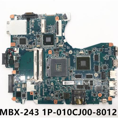 Free shipping For VPCF23 VPCF23JFX SERIES MBX-243 Laptop motherboard 1P-010CJ00-8012 GT540M HM65 DDR3working well