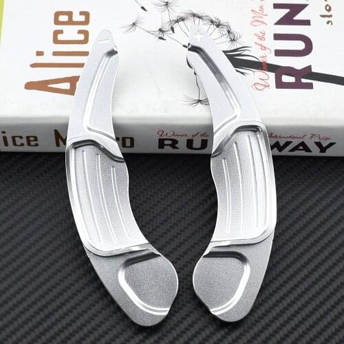 2pcs Aluminum Steering Wheel DSG Shift Paddle Shifter Gear Extension For Ford Mondeo/ Edge/Taurus auto car styling